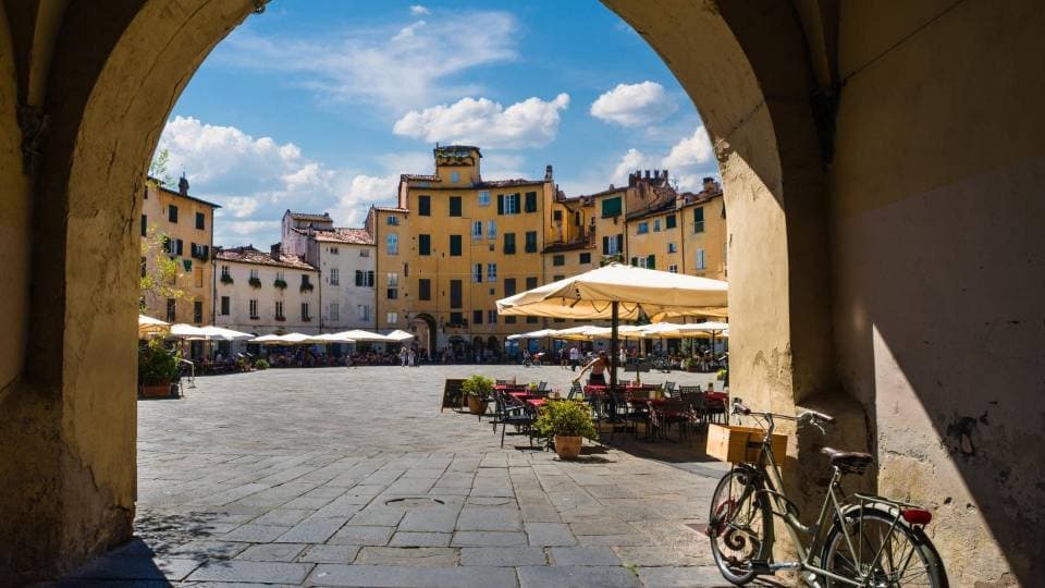 Lucca, city of art, music and comics